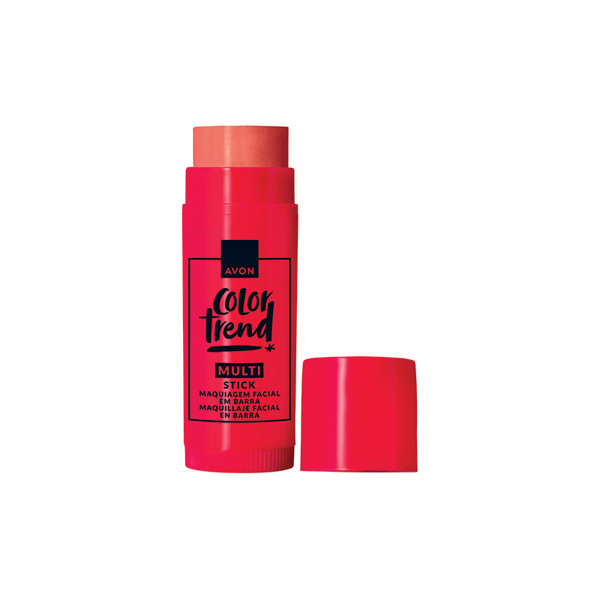 AVON COLOR TREND MULTI STICK MAQUIAGEM EM BASTAO CORAL FRESH 6,5G