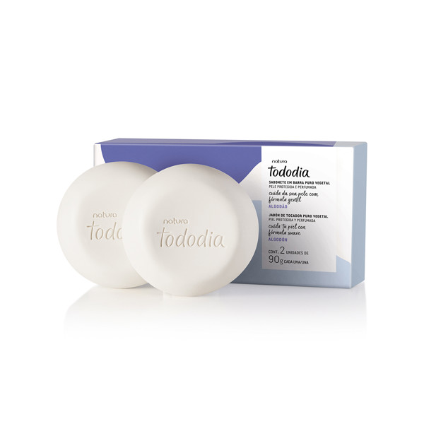 NATURA TODODIA SABONETE EM BARRA ALGODAO C/2 90G