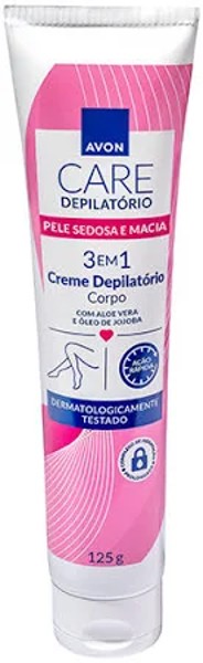 AVON SKIN SO SOFT CREME DEPILATÓRIO PARA O CORPO 125G