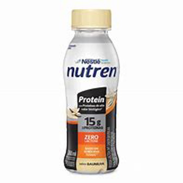 NUTREN PROTEIN 15G ZERO LAC. BAUNILHA 260ML