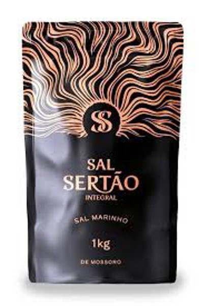 Sal Marinho Integral 1kg - Sertao Mossoró
