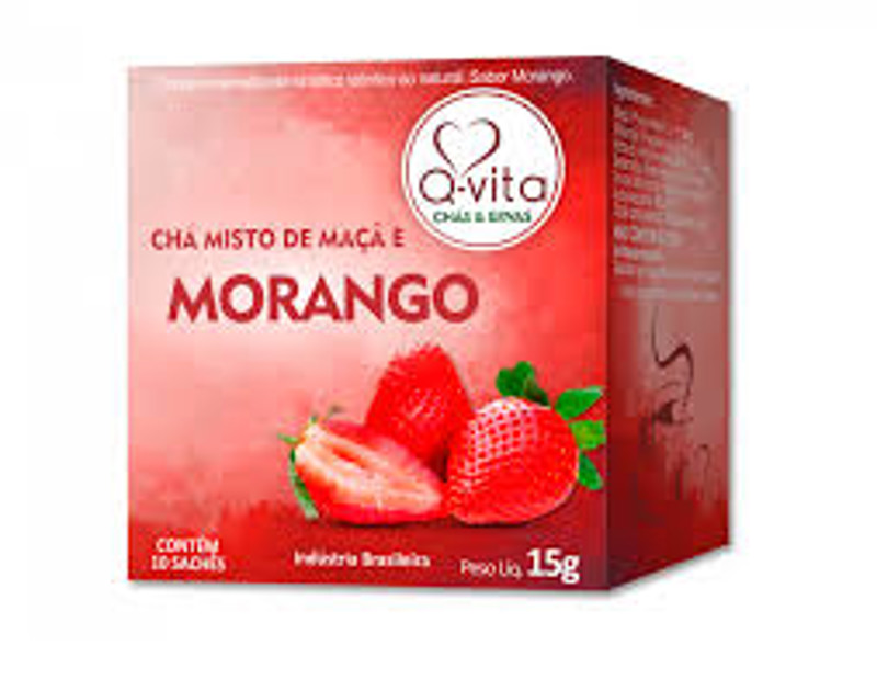 CHA MISTO MORANGO 15G QVITA