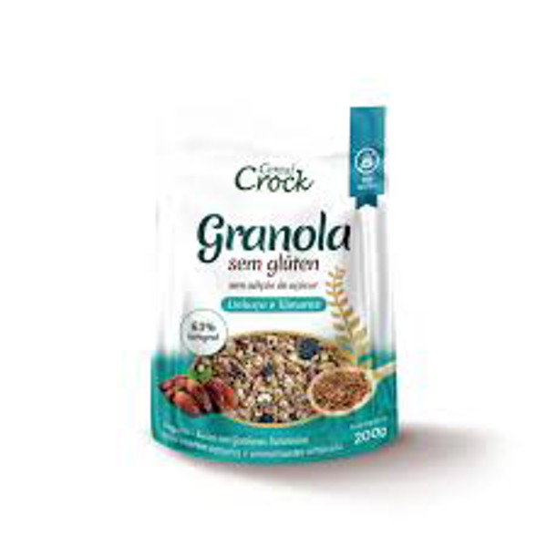 GRANOLA S/GLUTEN S/ADICAO DE ACUCAR 200G - LEVE CROCK