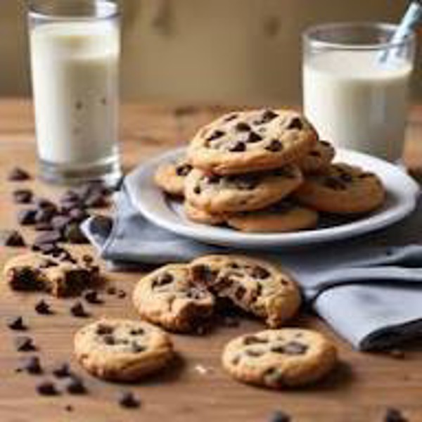 COOKIES  GOTAS DE CHOCOLATE AO LEITE - A GRANEL