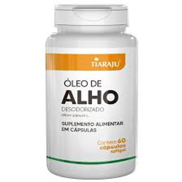 OLEO DE ALHO 500MG 70 CAPS-TIARAJU