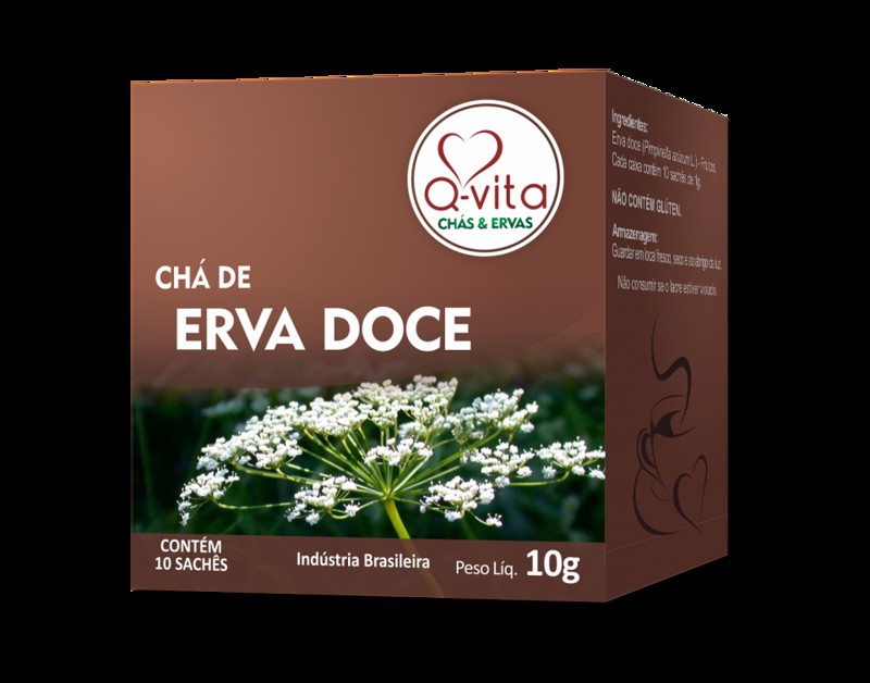 CHA ERVA DOCE 10G QVITA