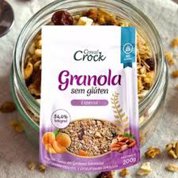 GRANOLA SEM GLUTEN ESPECIAL 200G - CEREAL CROCK