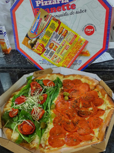 PIZZAS SALGADAS 2 SABORES -