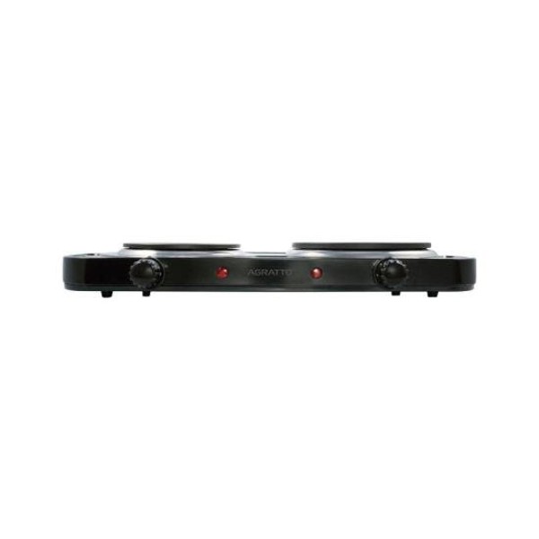 Fogão Elétrico De Mesa Agratto FMP-02 2 Pratos Preto 220v