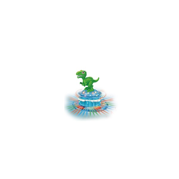 Brinca Brilha Dino Gira - Dinossauro Com Luz (1 Unidade)