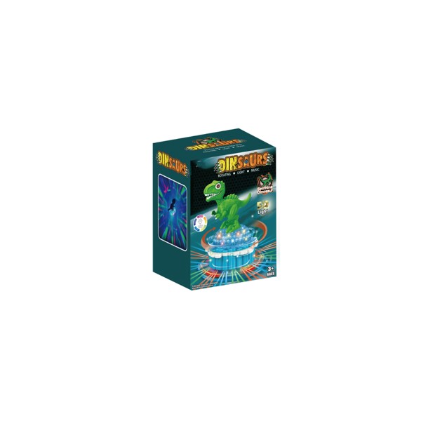 Brinca Brilha Dino Gira - Dinossauro Com Luz (1 Unidade)