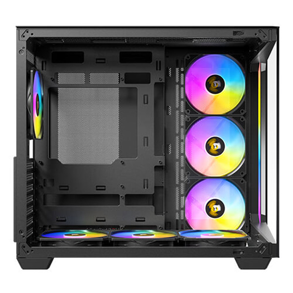 Gabinete Gamer Antec C5 Argb Preto Lateral De Vidro Atx/micro-atx/itx - 0-761345-10033-5