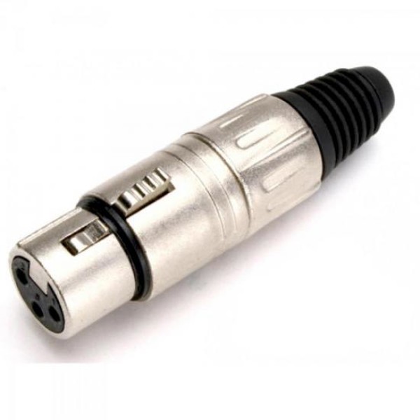 Conector XLR Linha Fêmea L3FNN01 SANTO ANGELO
