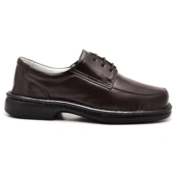 Sapato Conforto Couro Masculino Marrom - RT2002MSTCFE