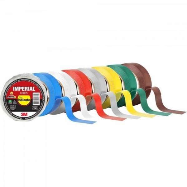 Fita Isolante 18mm x 10m IMPERIAL Amarela 3M - PCT / 10