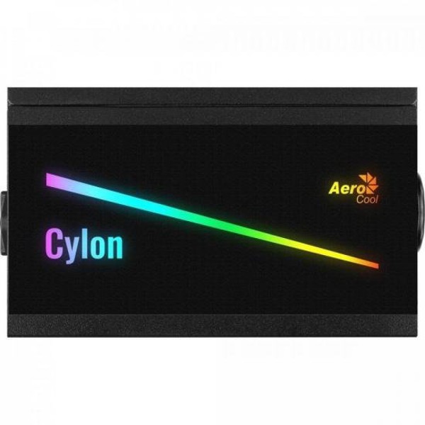 Fonte Gamer ATX Aerocool Cylon 500W 80 Plus Bronze Full Range APFC