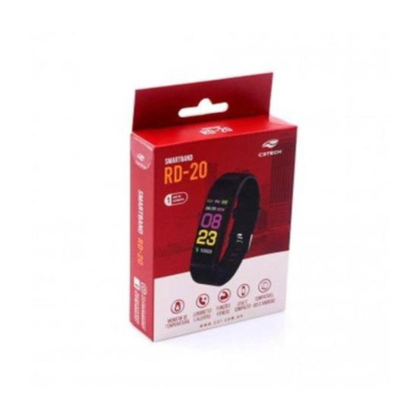 Relogio SmartWatch C3Tech RD-20BK Preto