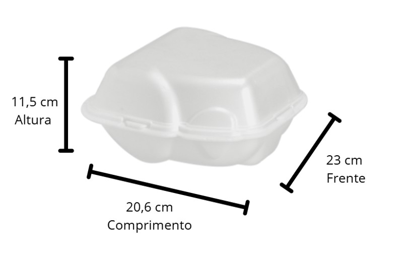 EMBALAGEM ISOPOR FRANGO MFX-1 MEIWA 10 UNIDADES
