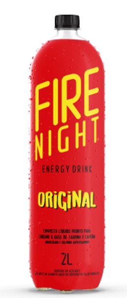 Energético Fire Night ORIGINAL, 2 Litros x 6 un
