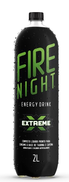 Energético Fire Night EXTREME, 2 Litros x 6 un