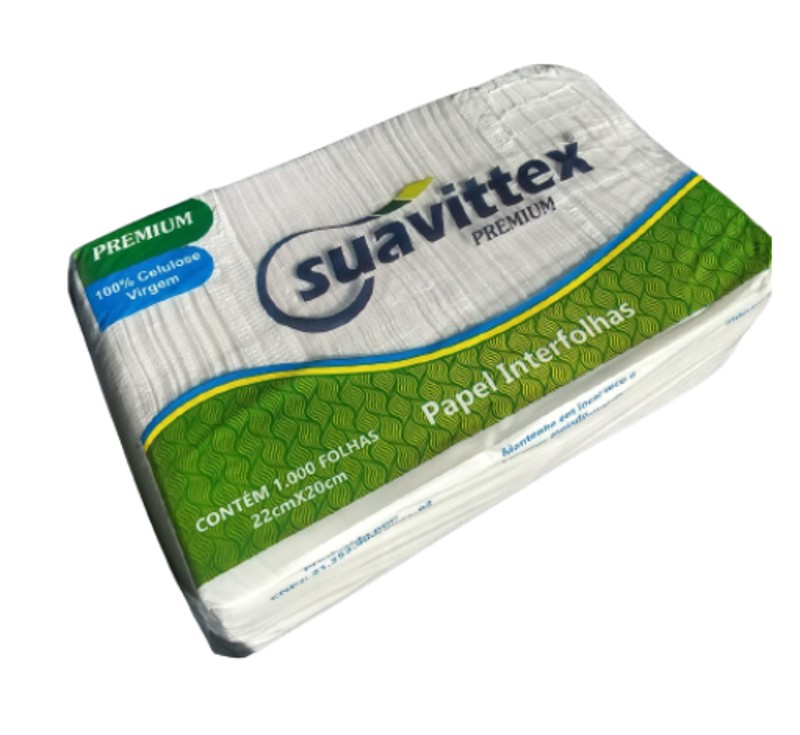 Papel Inter PCT 22x20 x 1000fls Extra Luxo | Suavittex
