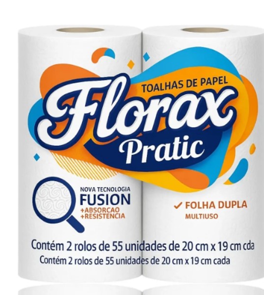 Papel Toalha PCT 2 20x19 - 110fls Premium | Florax