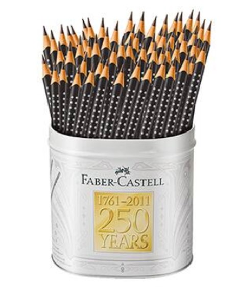 Lápis Preto n.2 Lata Mix - Caixa c/ 144 UNIDADES | Faber Castell