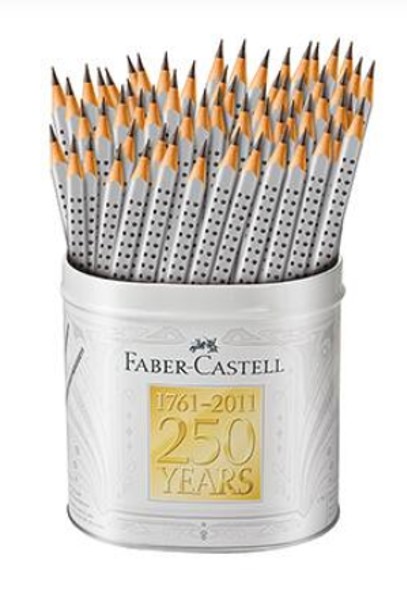 Lápis Preto n.2 Lata Mix - Caixa c/ 144 UNIDADES | Faber Castell