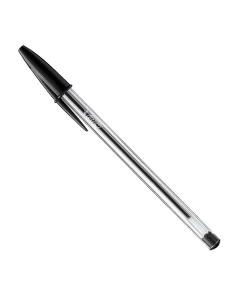 Caneta Esferográfica Bic Cristal Média - Caixa 50 UNIDADES Preto