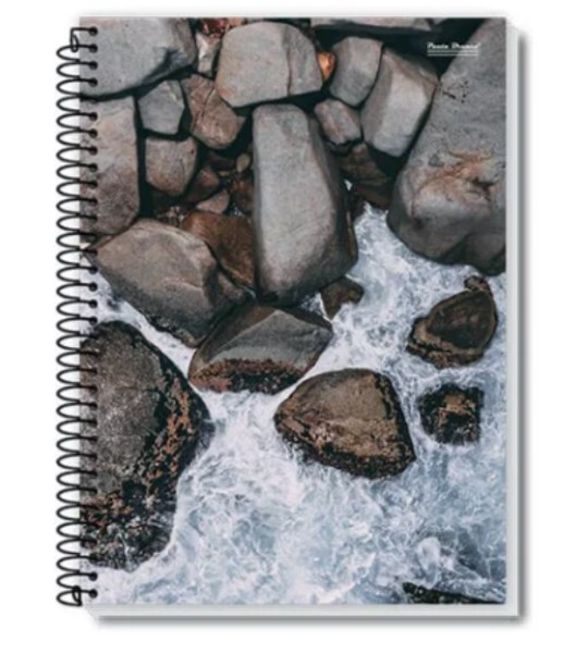 Caderno 1/4 Espiral 48 FL, Coleção NEW | PB