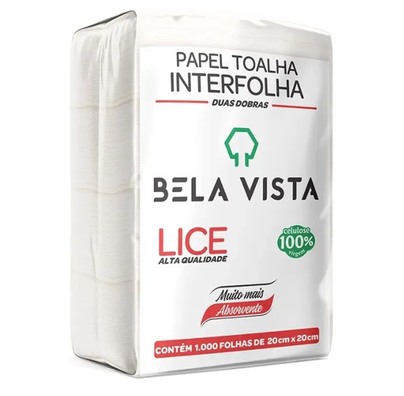 Papel Inter PCT 20x20- 1000fls | Bela Vista LICE