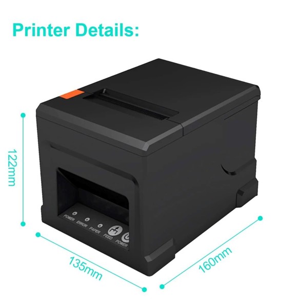 Impressora Térmica PL 80mm Não Fiscal Usb Ethernet E Guilhotina