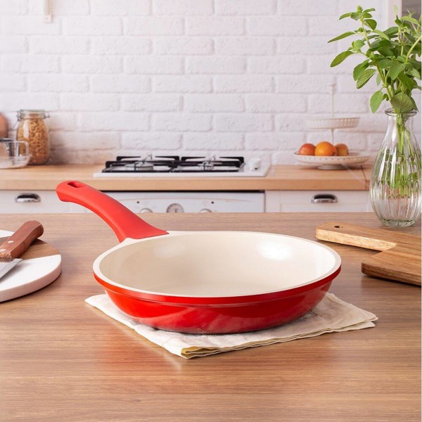 FRIGIDEIRA 24CM COOK&CHEF VERMELHO 9512 R.00365