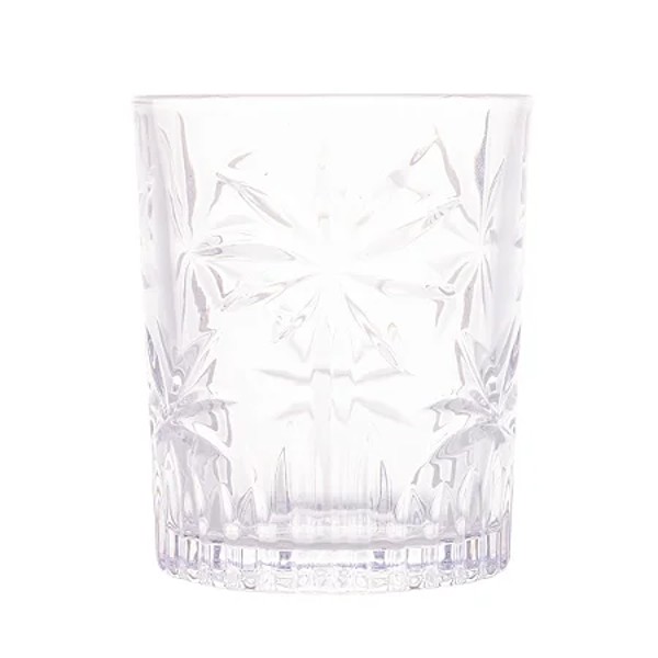 CJ 6 COPOS BAIXOS CRISTAL 340ML PALM TREE 27770 R.00398