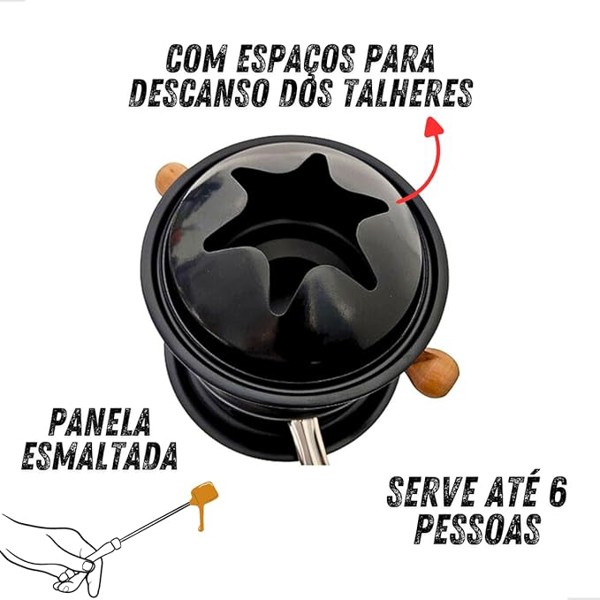 CONJUNTO PARA FONDUE 11 PECAS 15148 R.00851