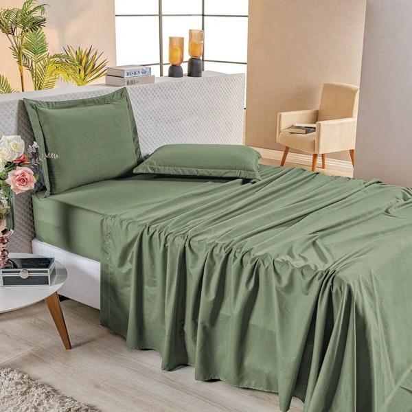 JOGO DE CAMA KING 3 PC 300 FIOS PERCAL MAYA 50968 R.00246