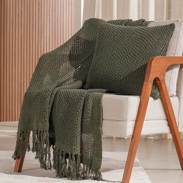 MANTA ATACAMA 1,60X2,20M VERDE MILITAR R.01307