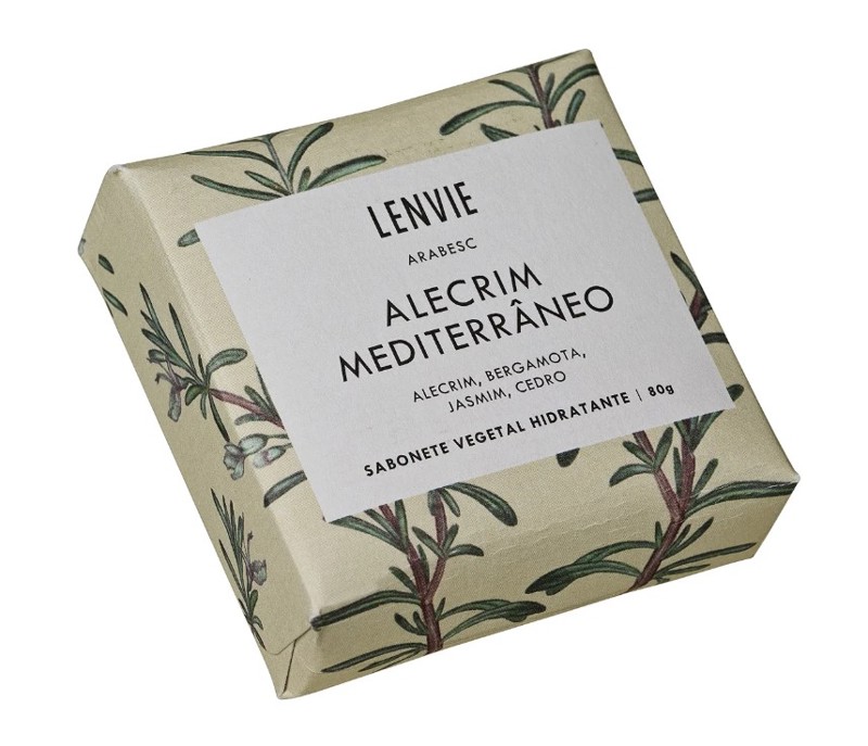 KIT SABONETE EM BARRA ALECRIM MEDITERRANEO 3 UN 80G R.01521