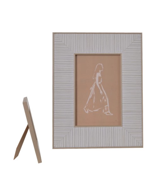 PORTA RETRATO 10X15CM OFF WHITE 22,5X17,5X1,4CM R.01610