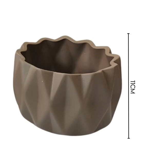 VASO CERAMICA CACHEPO ESMERALDA PEQUENO 10X13CM 002011 R.00560