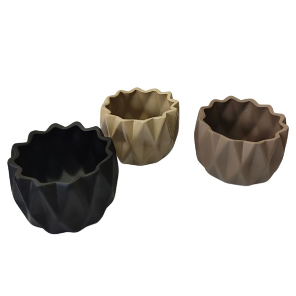 VASO CERAMICA CACHEPO ESMERALDA PEQUENO 10X13CM 002011 R.00560