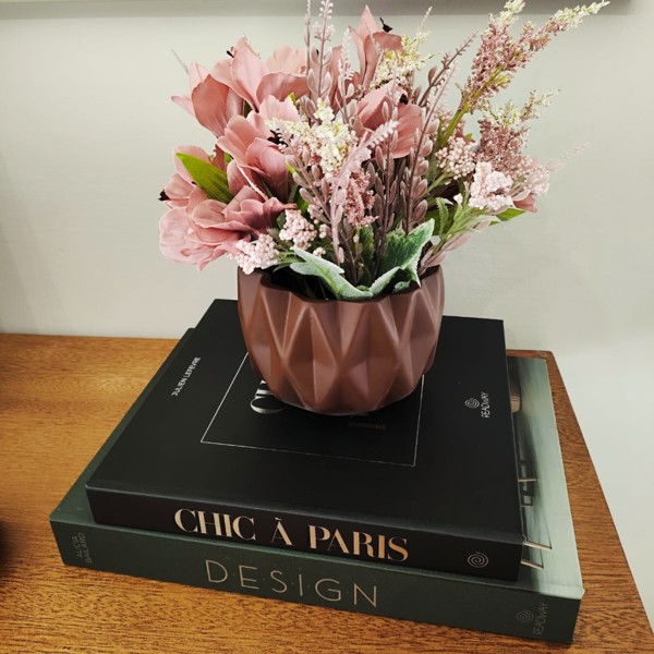 VASO CERAMICA CACHEPO ESMERALDA PEQUENO 10X13CM 002011 R.00560