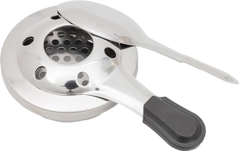 KIT CONJUNTO JOGO DE FONDUE INOX COM CABO E 6 GARFOS CHOCOLATE E QUEIJO R.00366