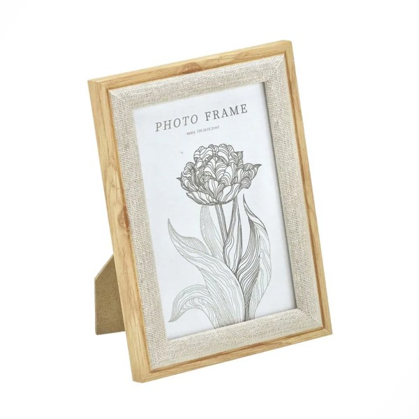PORTA RETRATO 13X18 NATURAL CREME R.01817
