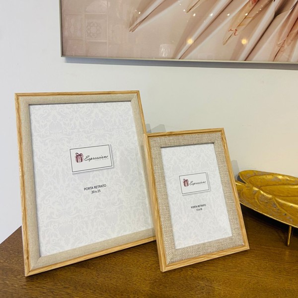 PORTA RETRATO 10X15 NATURE MARROM R.01819