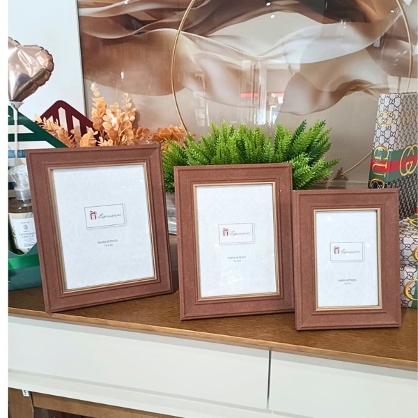 PORTA RETRATO 10X15 BRANDY BROWN TERRACOTA R.01813