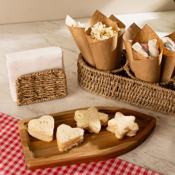 PORTA GUARDANAPOS DE SISAL 12X6X8CM R.01880