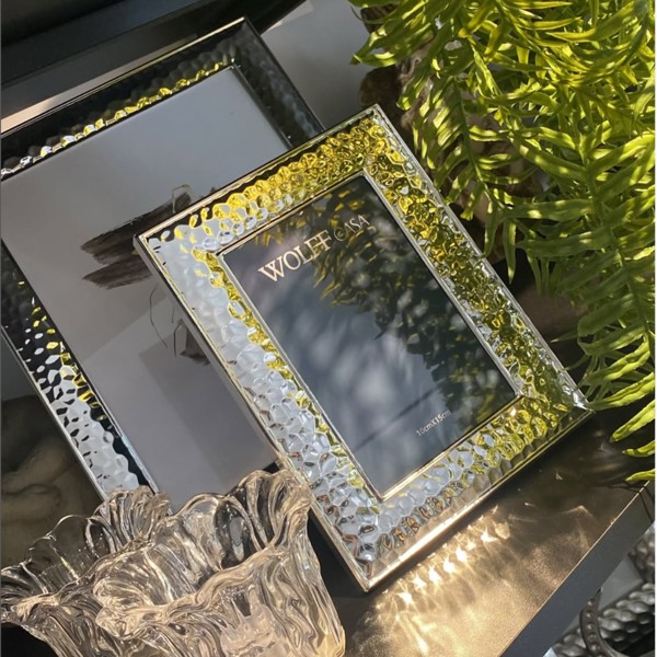 PORTA-RETRATO 10X15CM ASPECT PRATA ACO INOX R.01888