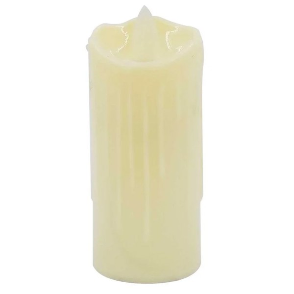 VELA DECORATIVA ELETRONICA PLASTICO 11X5CM R.01993