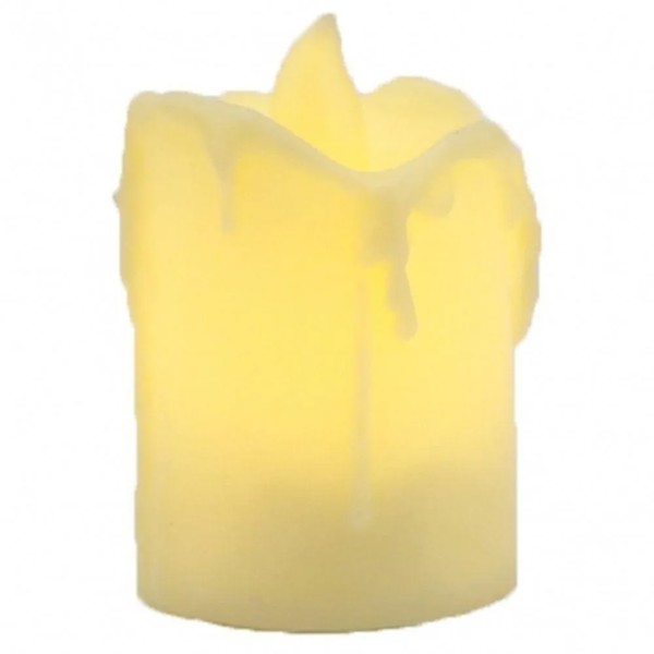 VELA DECORATIVA ELETRONICA PLASTICO 5X3,5CM R.01994